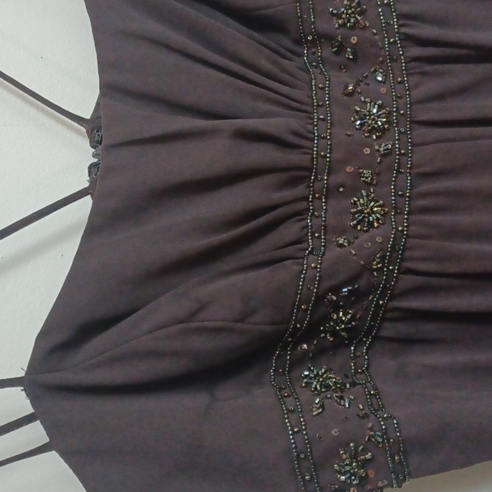 David"Bridal Elegant Black Evening Gown - Picture 4 of 8